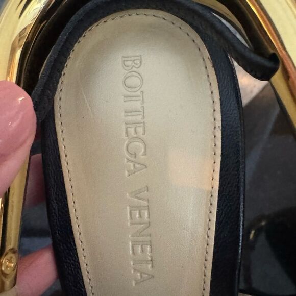 Bottega Veneta Black Heeled Shoes NWT - Picture 3 of 5